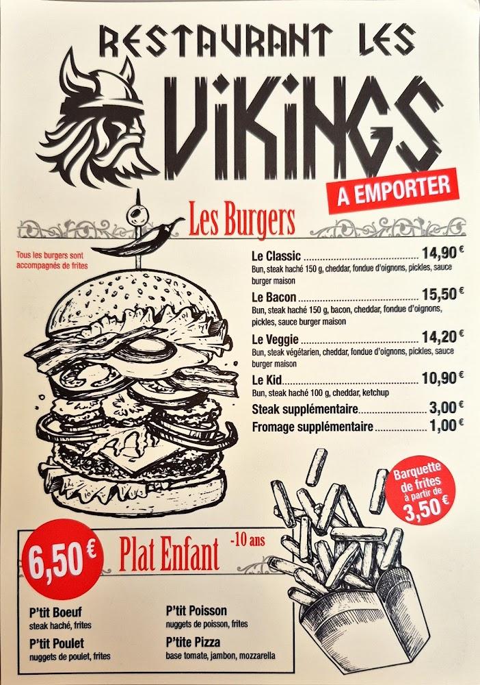 Les Vikings - Scan Menu 2