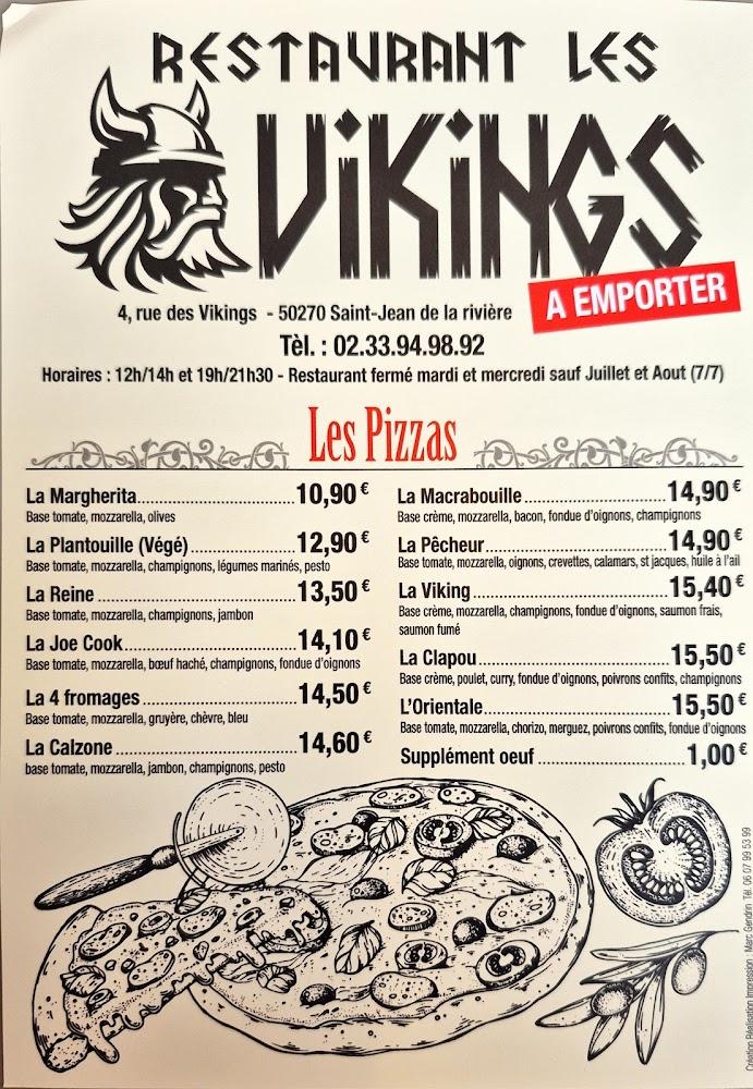 Les Vikings - Scan Menu 3