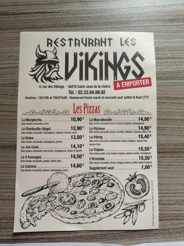 Les Vikings - Scan Menu 4