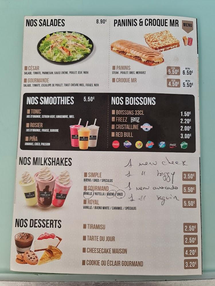 L'Étoile de Saint-Exupéry - Scan Menu 2