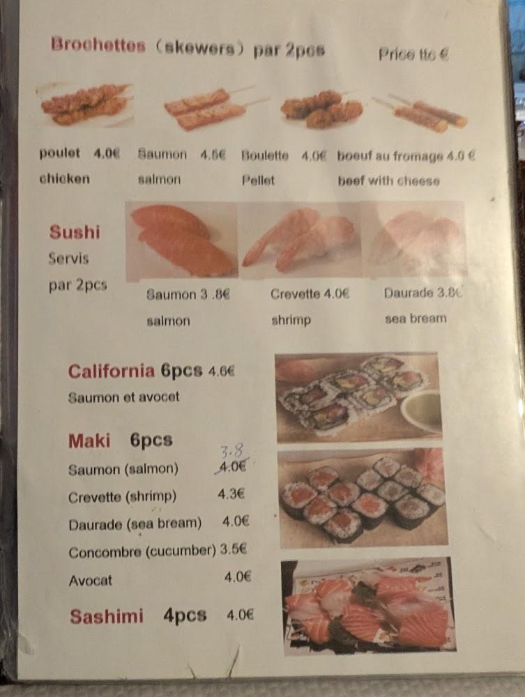 Maison de Kongfuzi - Scan Menu 1