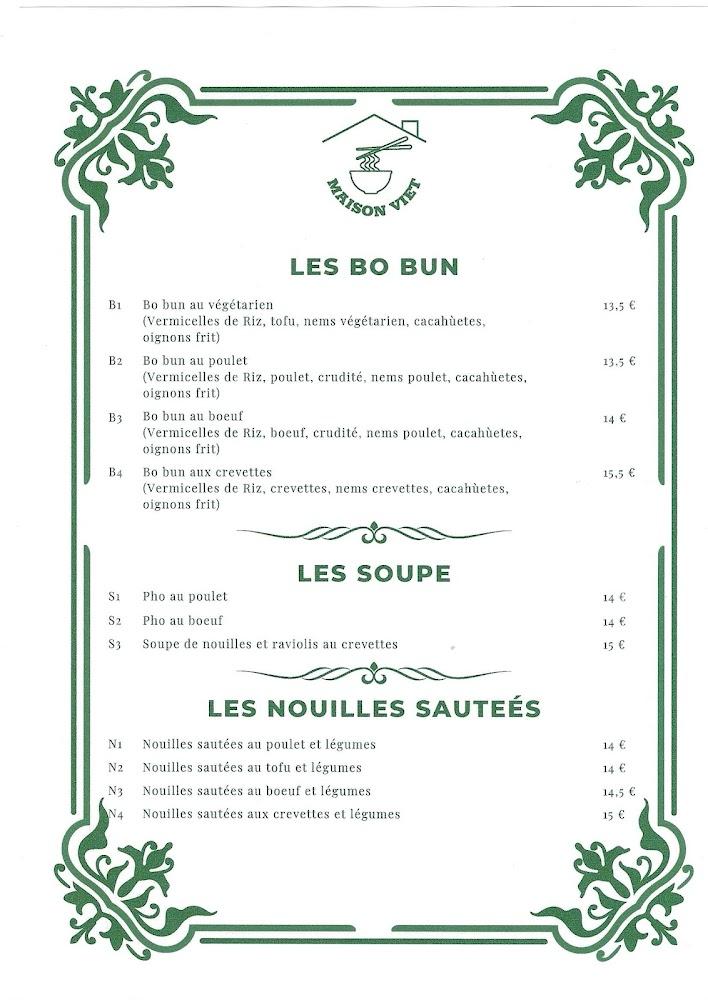 MAISON VIET - Scan Menu 2