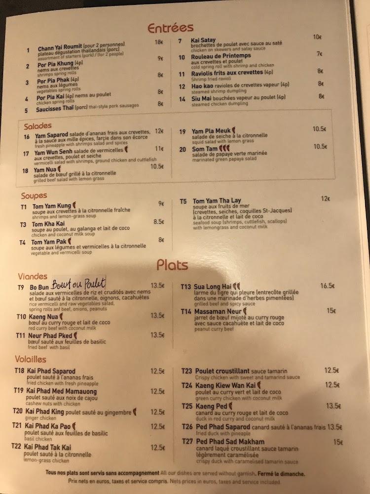 Mango Thaï - Scan Menu 2