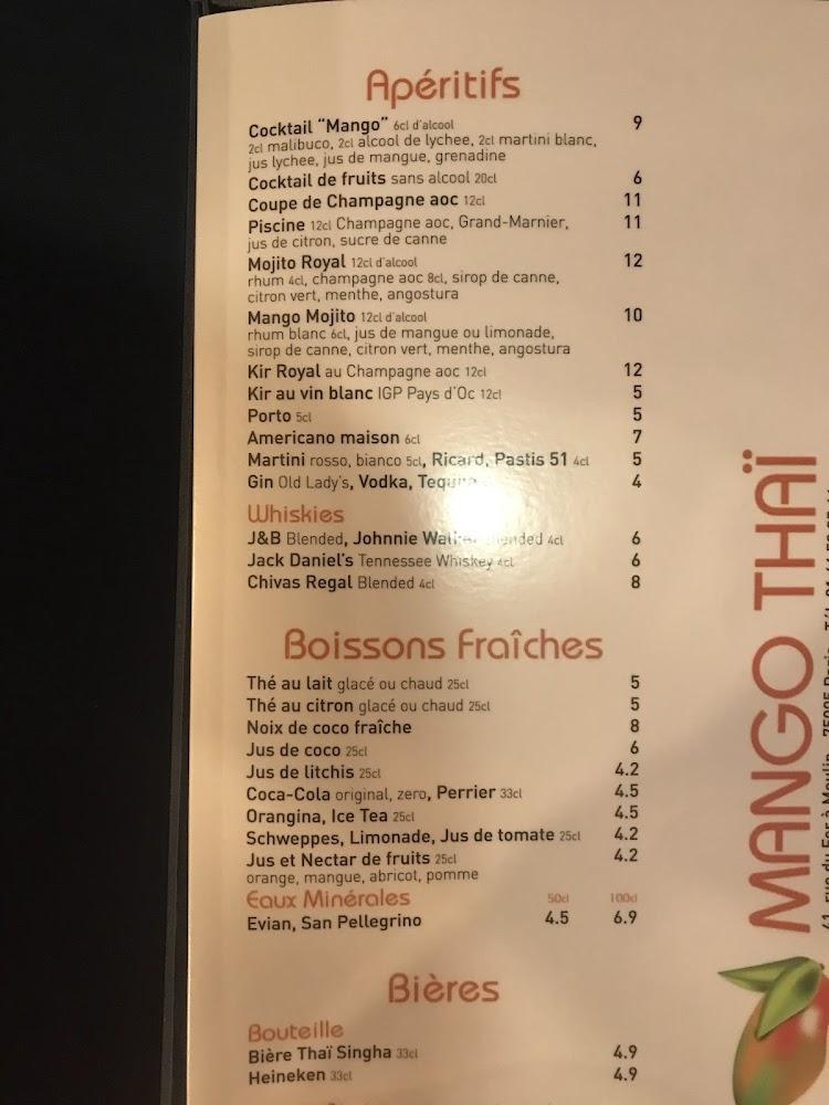 Mango Thaï - Scan Menu 4