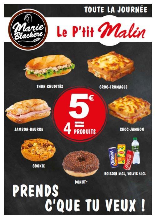 Marie Blachère CAUDEBEC LES ELBEUF - Scan Menu 1
