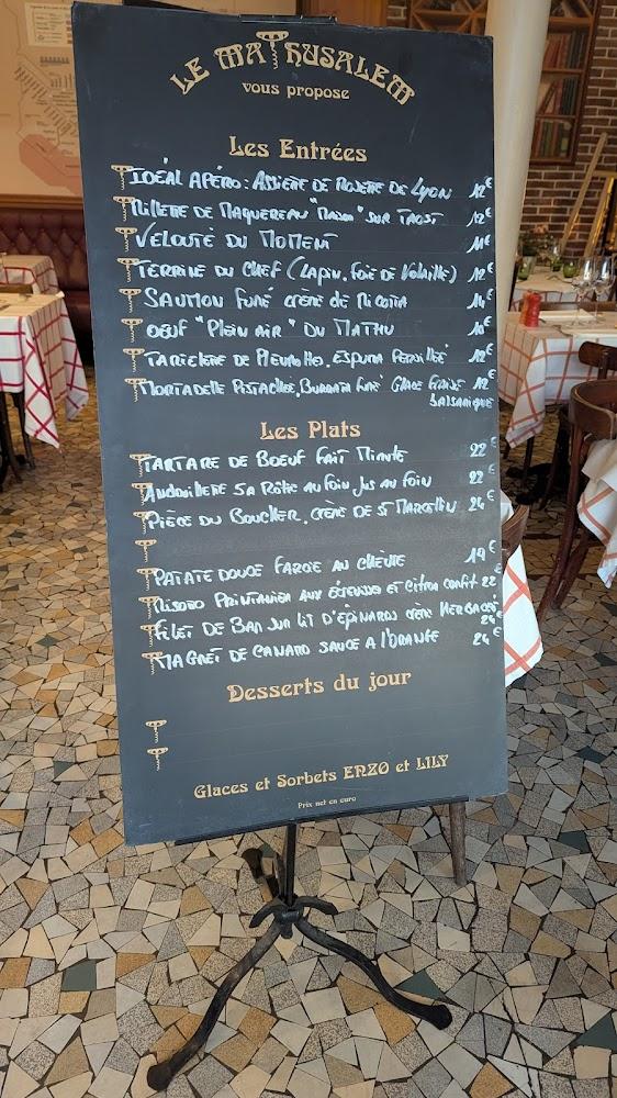 Mathusalem - Scan Menu 1