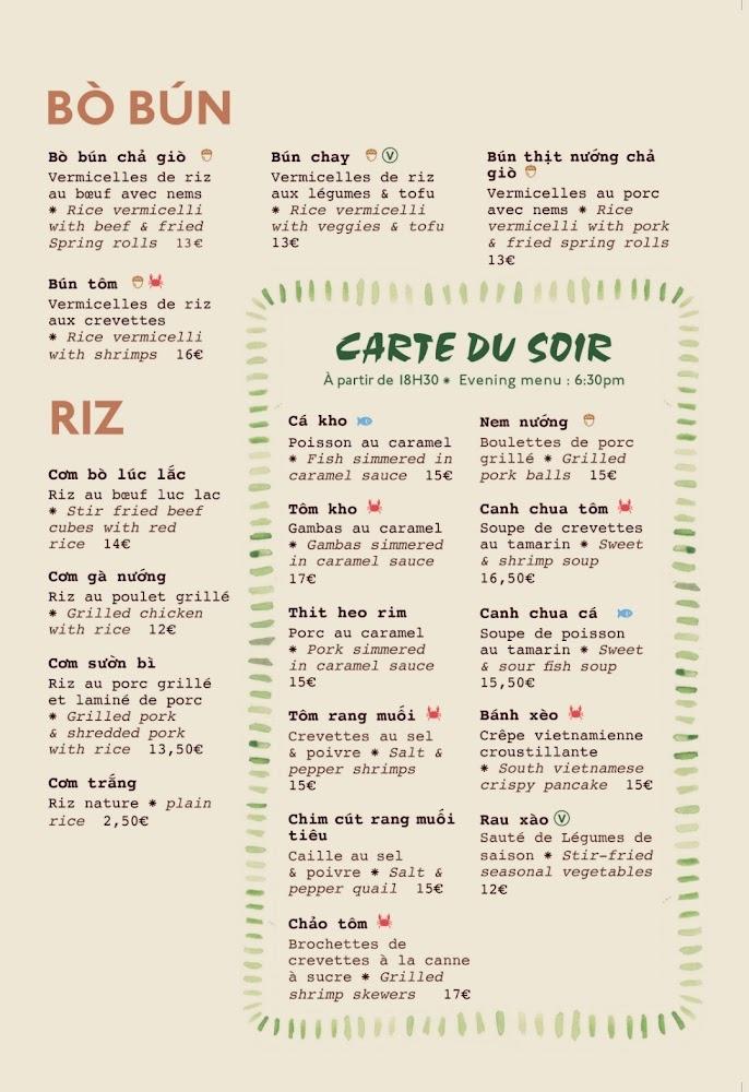 MAY HONG PARIS - Scan Menu 2