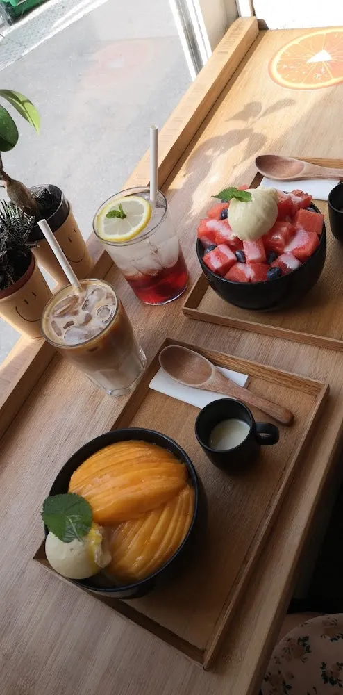 Bingsu À la Mangue Et Bingsu À la Pastèque