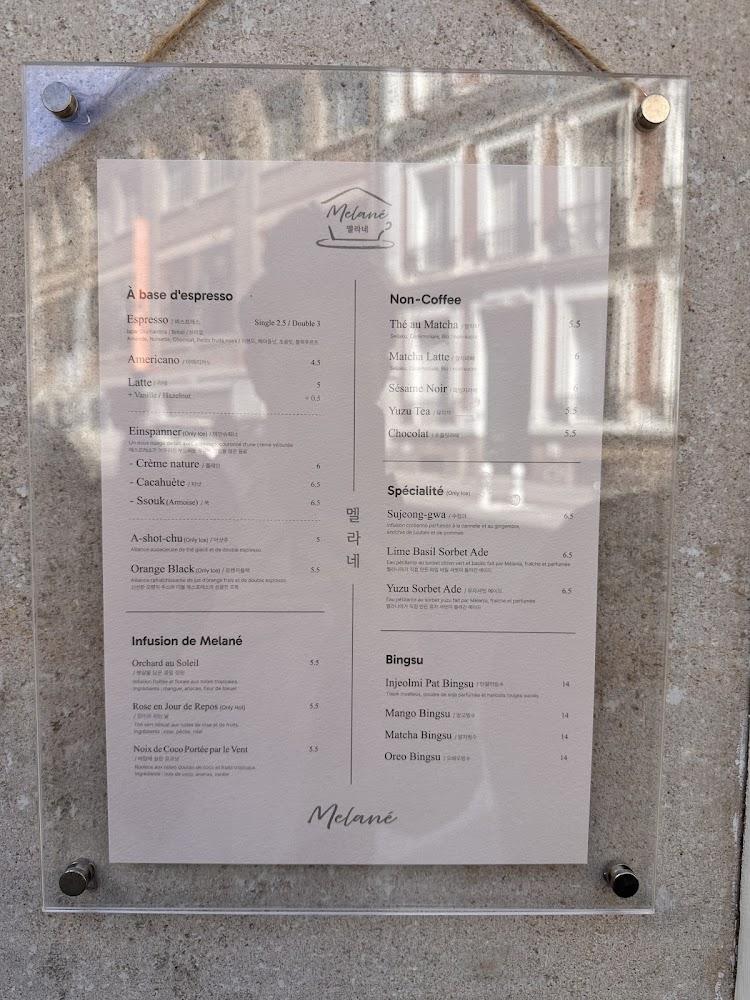 Melané - Scan Menu 4