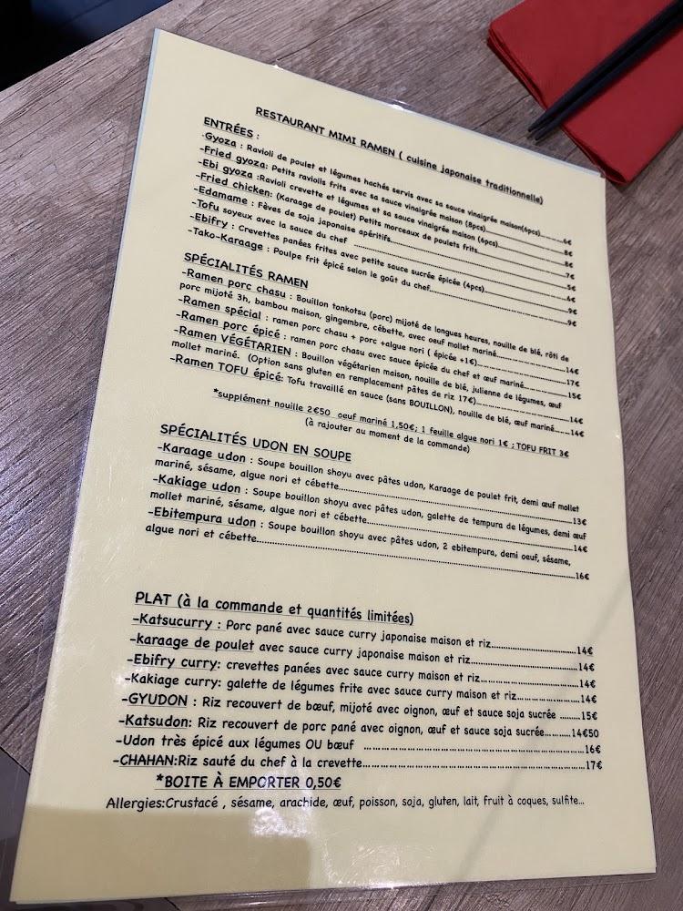 Mimi Ramen - Scan Menu 2