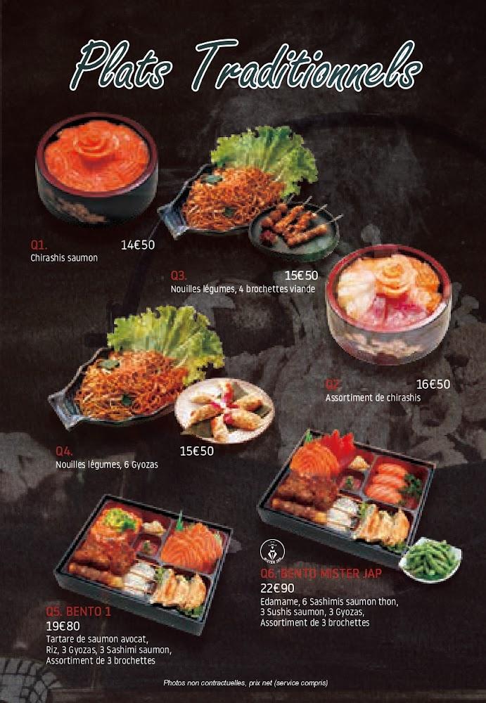 Mister Jap - Scan Menu 1