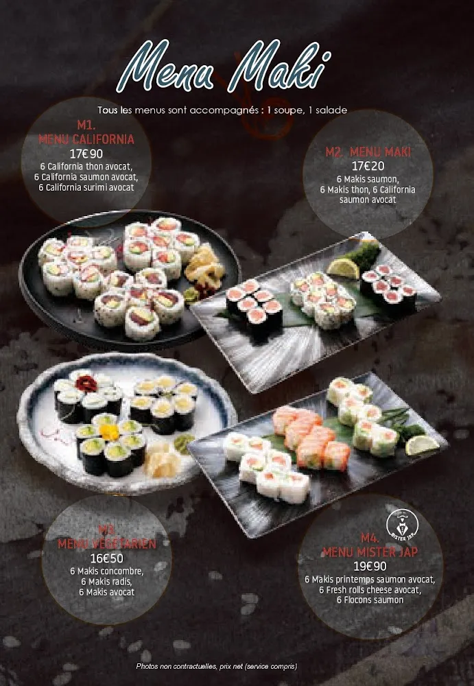 Menu Mister Jap 5