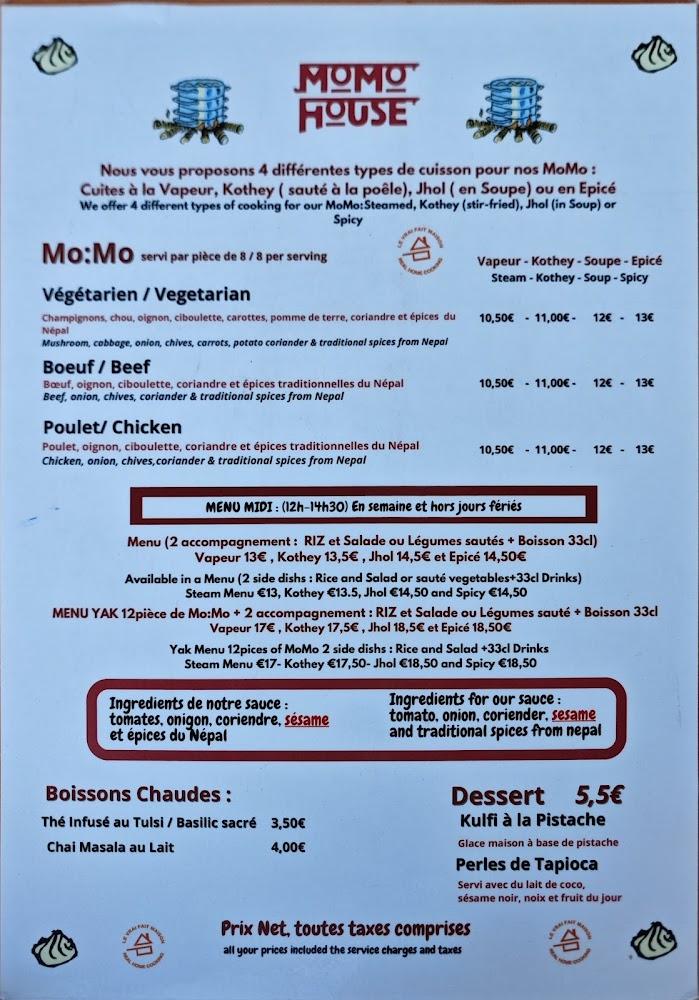 MoMo House - Scan Menu 3