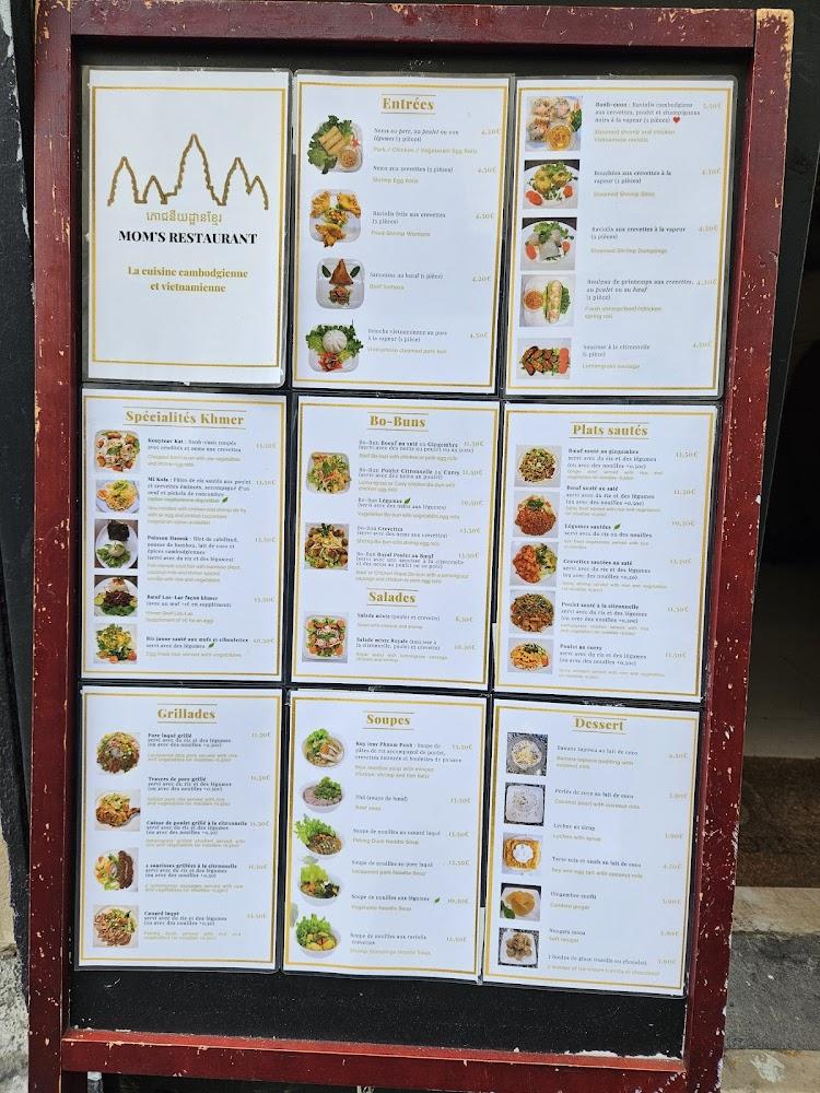 Mom's Restaurant - Scan Menu 1
