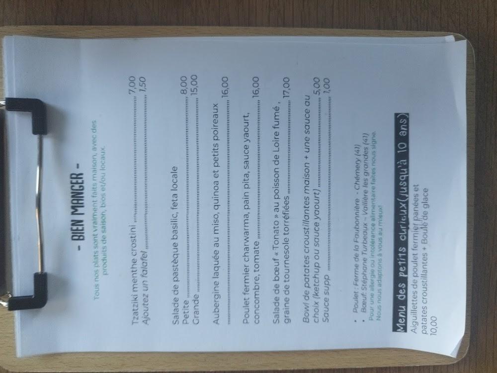 Mon Jardin Resto / Traiteur - Scan Menu 1