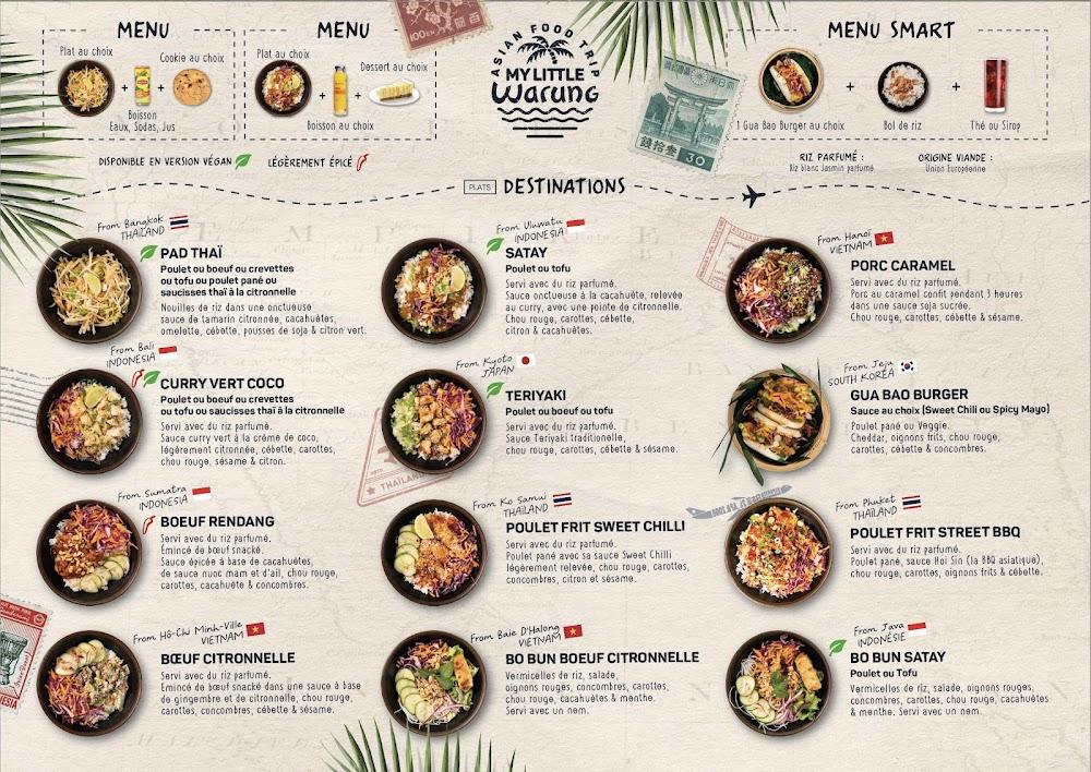 My Little Warung Bordeaux - Scan Menu 1