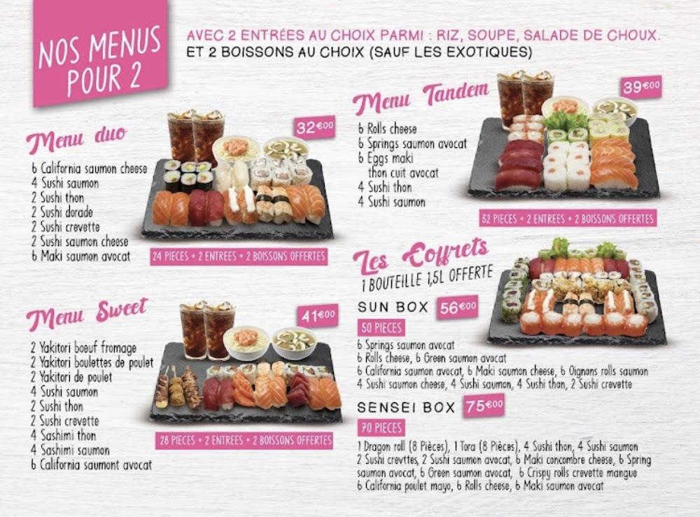 My Sensei Sushi Barentin - Scan Menu 3