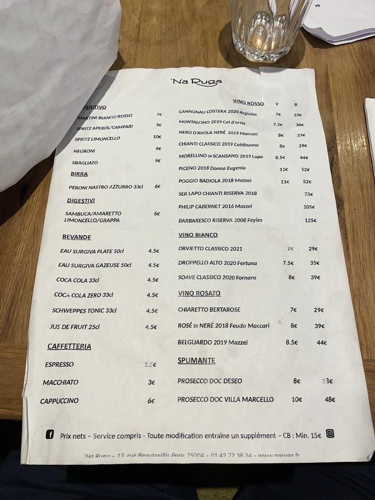 Na Ruga - Scan Menu 3
