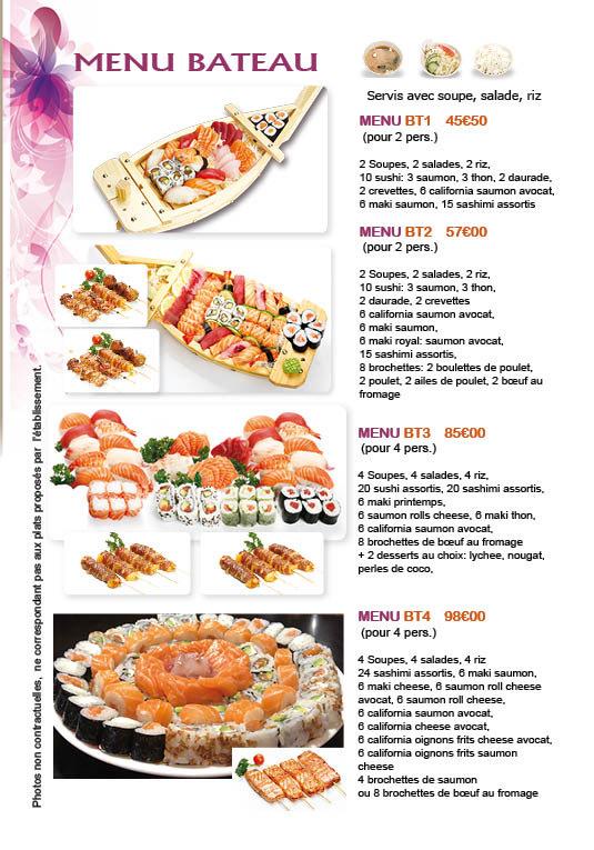 Nagoya Sushi Rouen - Restaurant japonais - Scan Menu 1