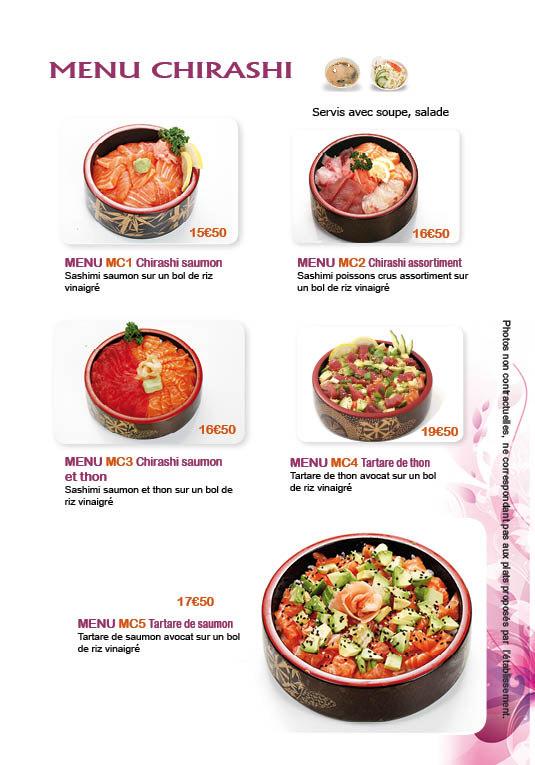 Nagoya Sushi Rouen - Restaurant japonais - Scan Menu 2