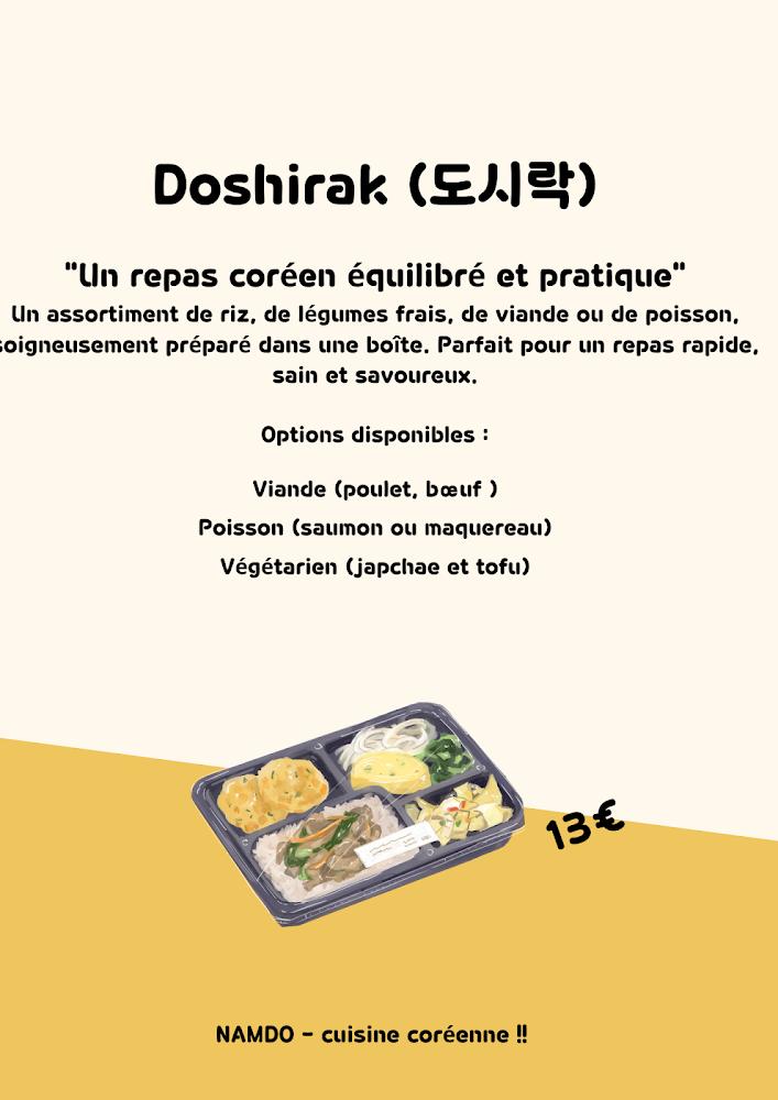 NAMDO - Cuisine Coréenne - Scan Menu 4