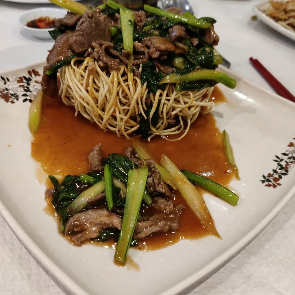 Nouilles Croustillantes Au Boeuf Au Saté