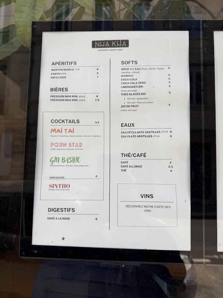 Nha Kha - Scan Menu 3