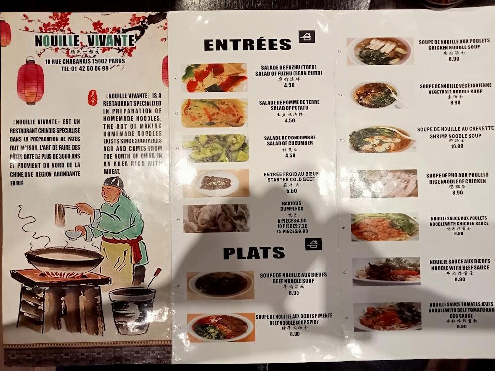Nouille Vivante - Scan Menu 2