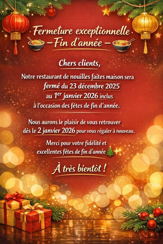 Nouilles fait maison - Scan Menu 1