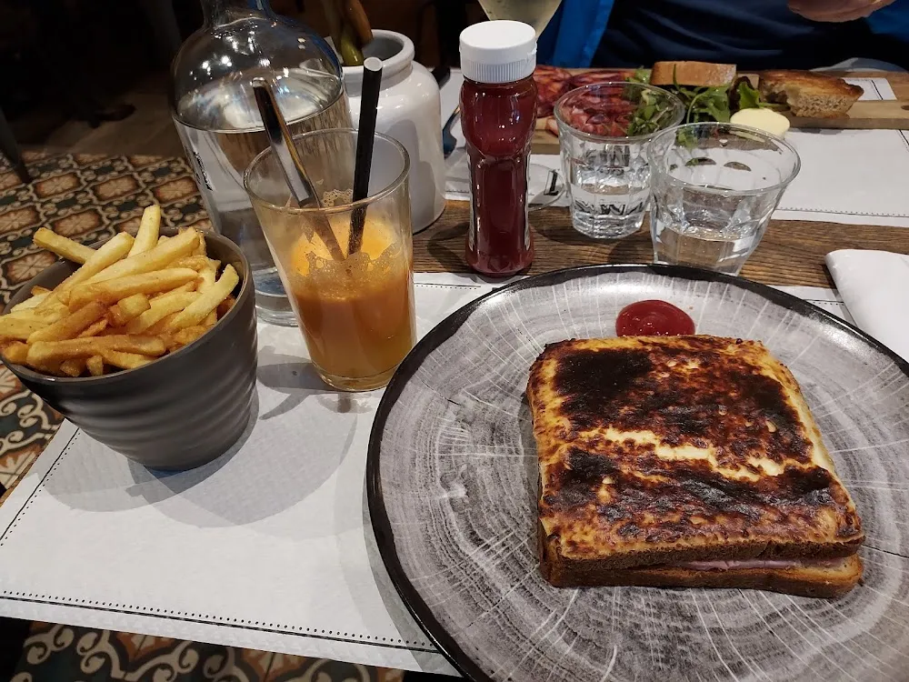 Croque Monsieur Avec Frites