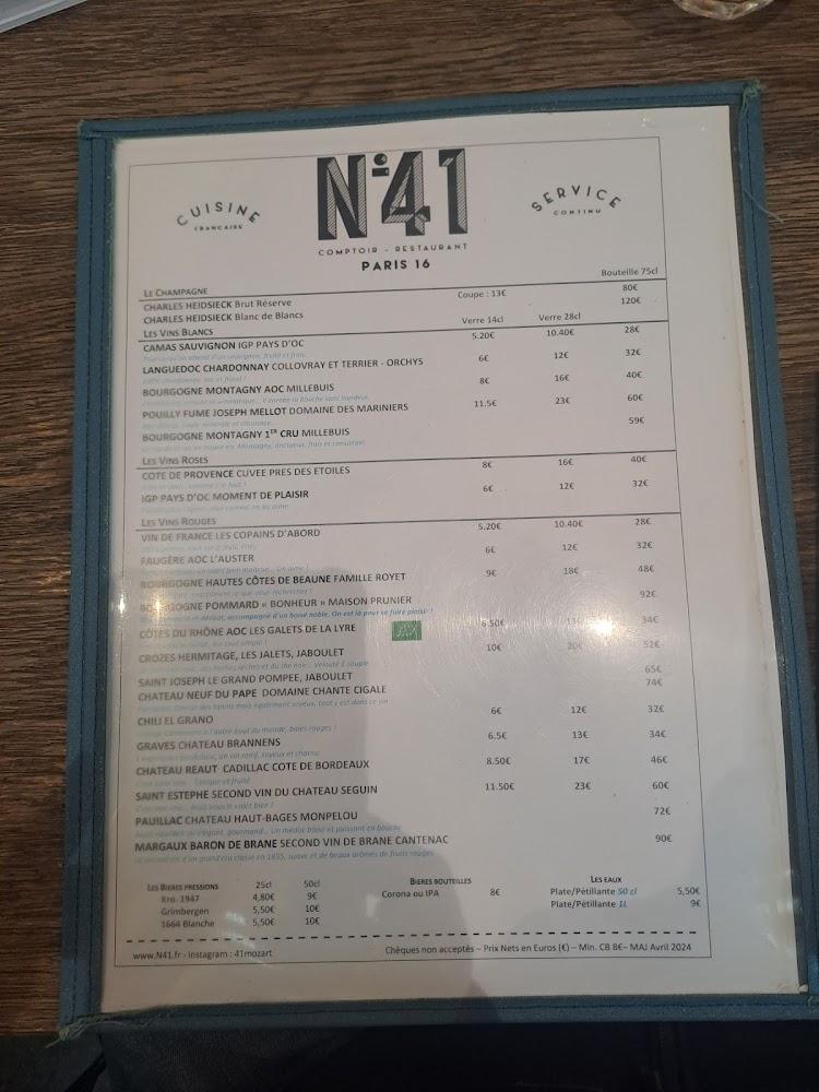 Numéro 41 - Scan Menu 3
