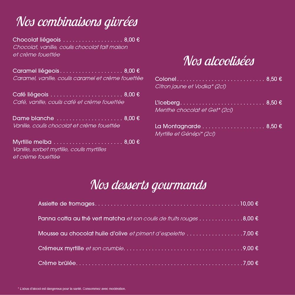 Ô Mas Côtes - Scan Menu 1