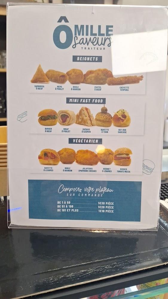 O MILLE SAVEURS - Scan Menu 1