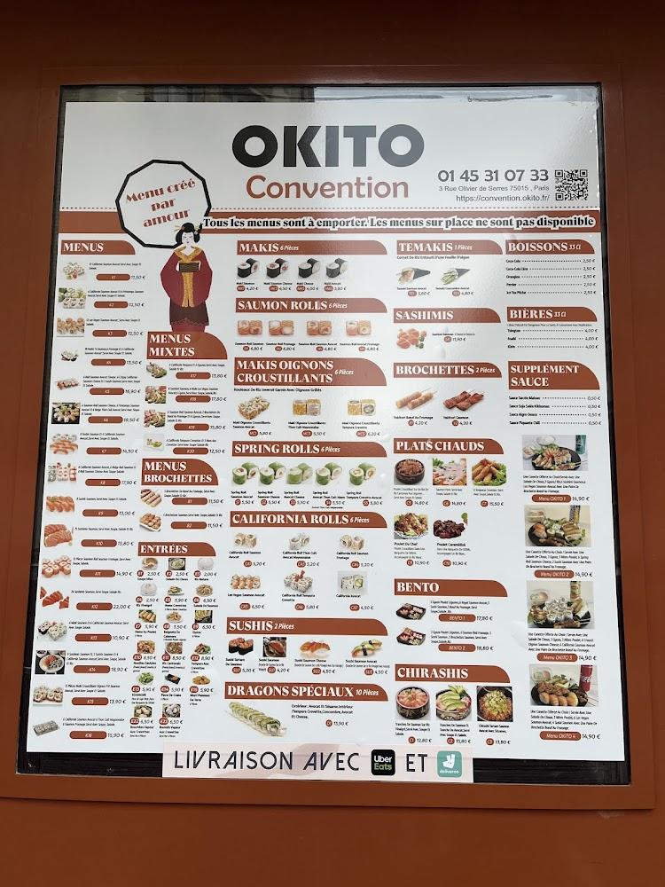 OKITO WOK - À VOLONTÉ (Paris 15ème Convention) - Scan Menu 3