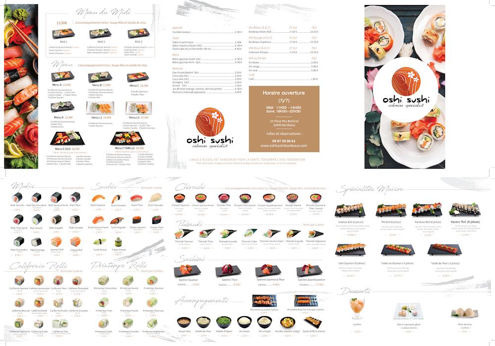 Oshi Sushi - Scan Menu 1