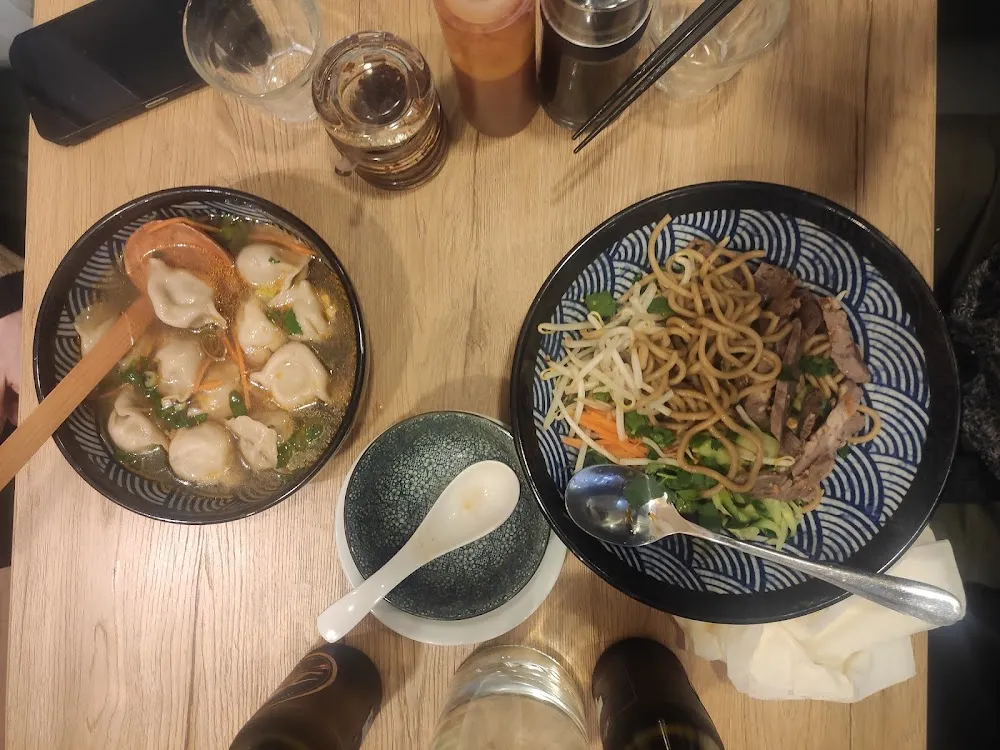 Soupe de Raviolis Au Bœuf Et Radis