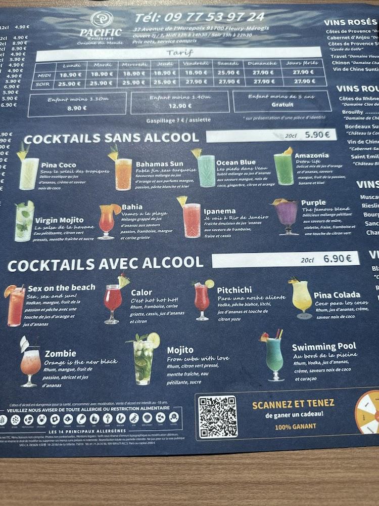 PACIFIC 91 - Scan Menu 3