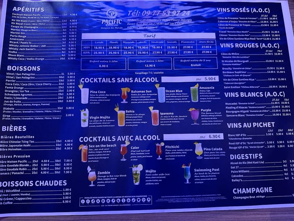 PACIFIC 91 - Scan Menu 4