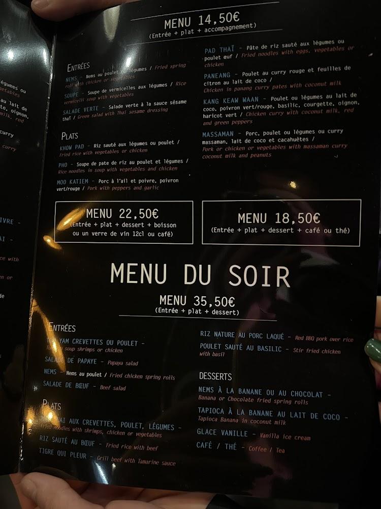 Pad Thaï - Scan Menu 2