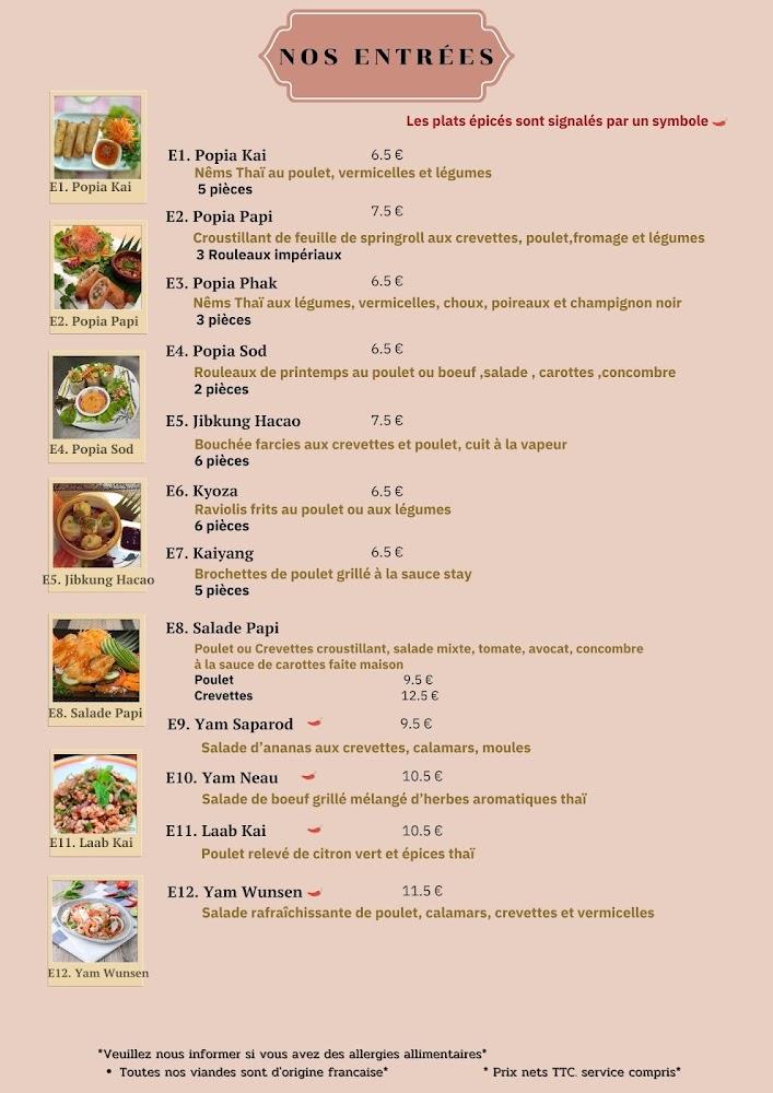 Papi Thai Cuisine - Scan Menu 4