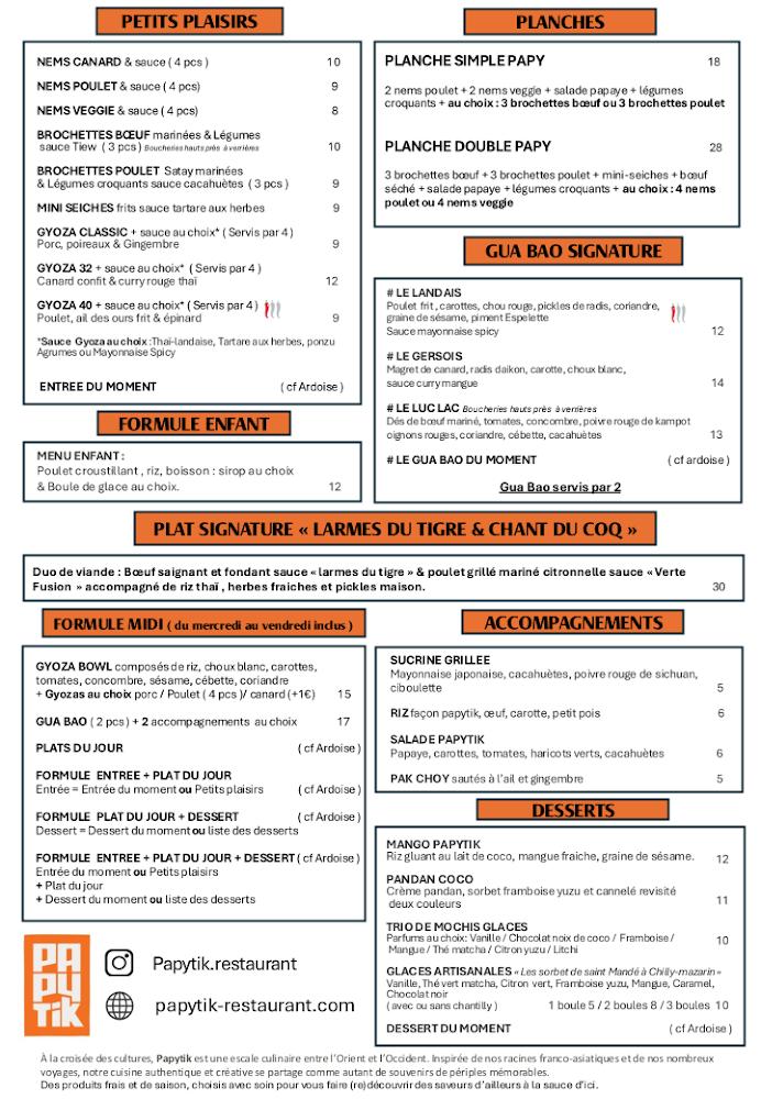Papytik Restaurant - Scan Menu 3