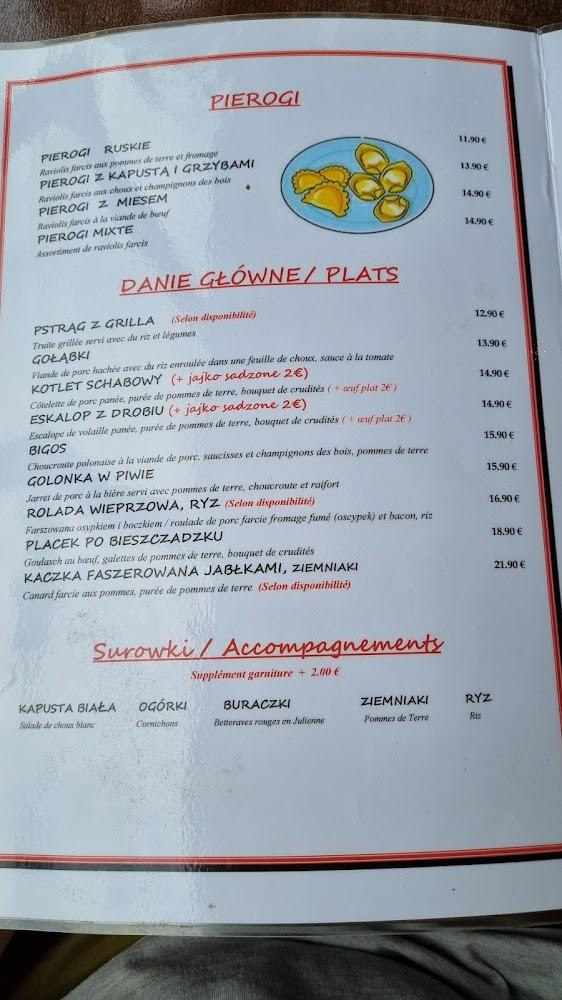 PARIS POLSKA - Scan Menu 1