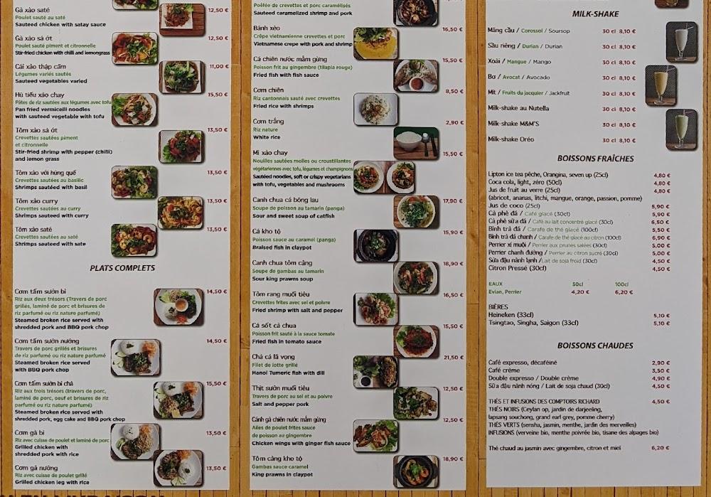 Pho Bom - Scan Menu 2