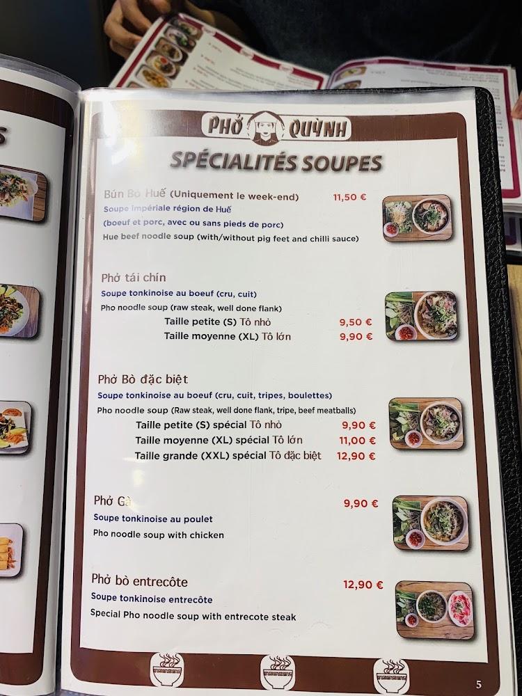 Pho Quynh - Scan Menu 2