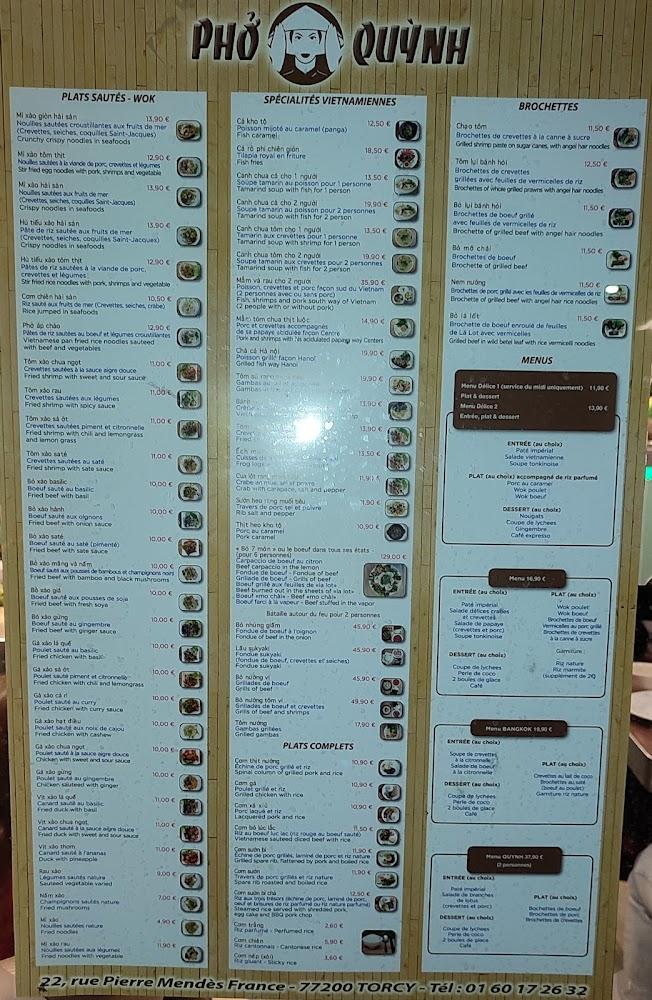 Pho Quynh - Scan Menu 3