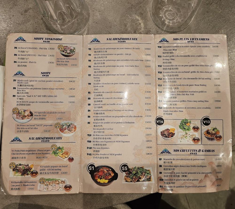 Phở Tài - Scan Menu 1