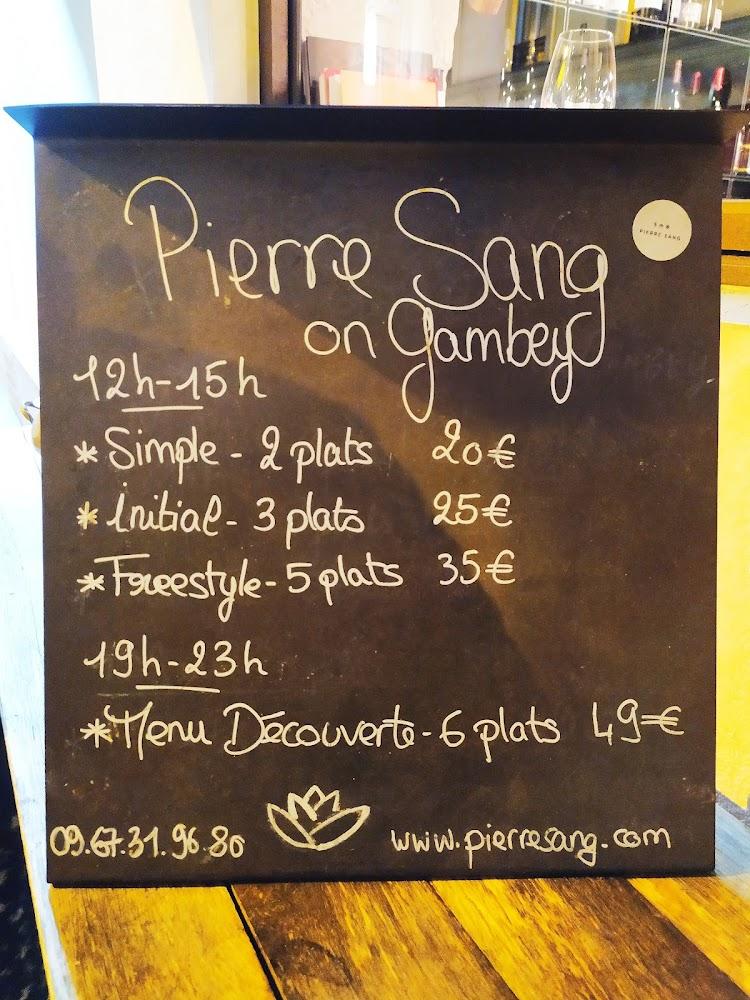 Pierre Sang on Gambey - Scan Menu 2