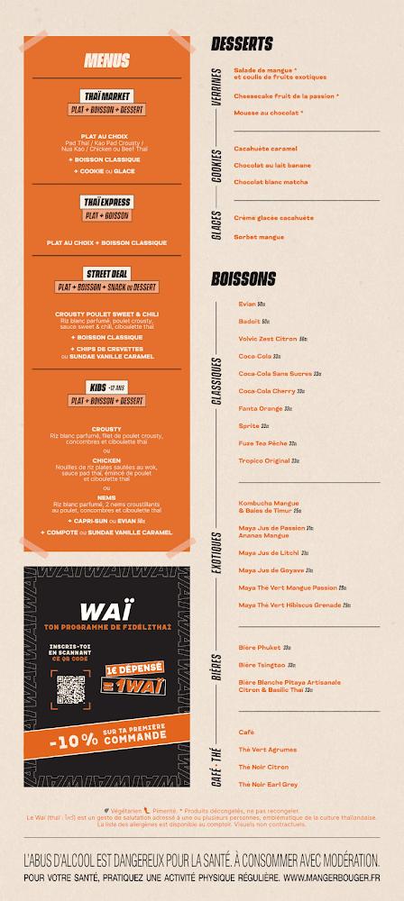 Pitaya Thaï Street Food - Scan Menu 2