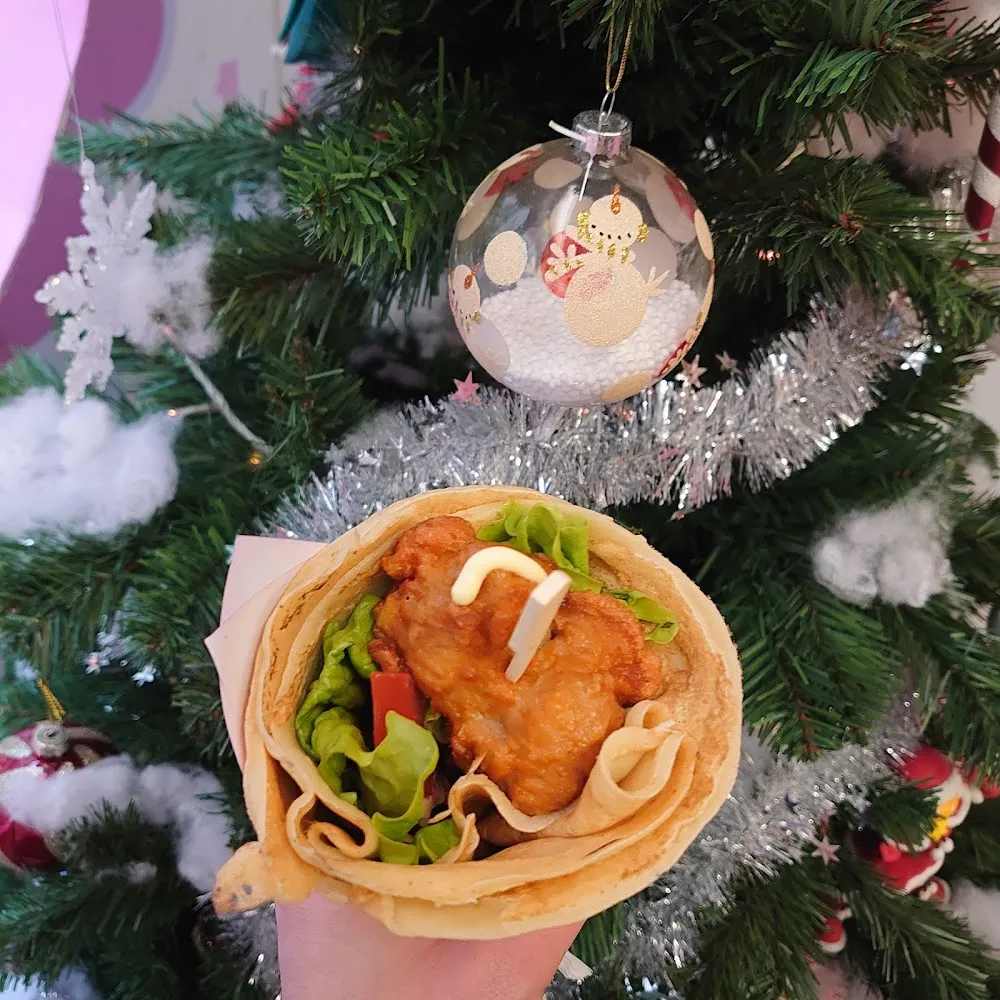 Crêpe Karaage Chicken