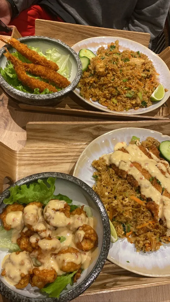 Crevette Dynamite Tempura Riz Thaï